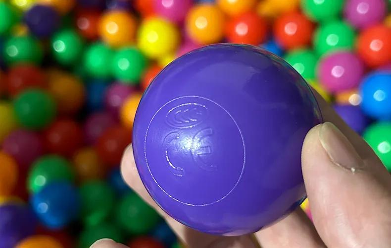 Multi color BPA Free Crush Proof Plastic Soft Ocean Ball Pit Pool Ball Fun Toys For Toddlers And Kids